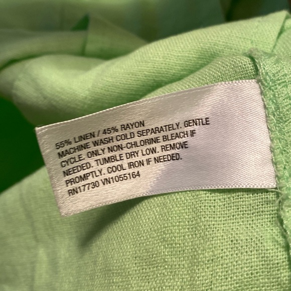 A New Day Lime Green Button Down Shirt… - Picture 5 of 6